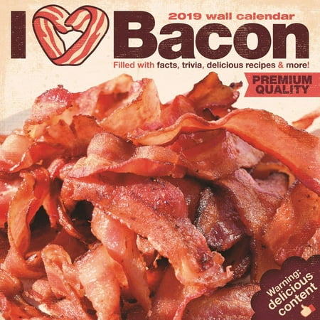 - 2019 I Heart Bacon Wall Calendar, Cooking by NMR Calendars