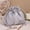 Gray, variant on Practical Drawstring Makeup Toiletry Bag with Large Capacity, Portable Travel Toiletry Bag, Leather Makeup Bag for Daily Essentials and Cosmetics