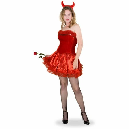 Lava Diva Devil Corset Women's Plus Size Adult Halloween Costume