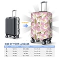 thumbnail image 4 of Rateoe Lilies Flowers Printed Luggage Cover, Suitcase Protector Fits 18-32 Inch Luggage-Small, 4 of 7