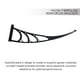 thumbnail image 4 of Toldo para puerta Zimtown 40 x 30 pulgadas para exteriores Cubierta para patio soporte negro, 4 of 5