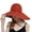 Brick Red, variant on Happy Date UV Protection Wide Brim Sun Hats - Cooling Mesh Ponytail Hole Cap Foldable Travel Outdoor Fishing Hat