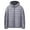 AG1058# Grey, variant on ZXLBBD Men's Fall Winter Plus Size Light Zipper Pocket Hat Cotton Padded Coat Top Shirt Casual Outdoor Versatile Daily Wear