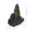 thumbnail image 2 of Luxshiny 6Pcs Miniature Garden Rocks Assorted Color Resin Decor for DIY Enthusiasts and Home Decoration, 2 of 8