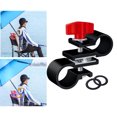 thumbnail image 1 of te ajustable para de pesca, accesorios de cubierta de Clip fijo de aleación de aluminio, instalación de barra de extraíble port 78x35mm negro Baoblaze Titular de la parasol de pesca, 1 of 8