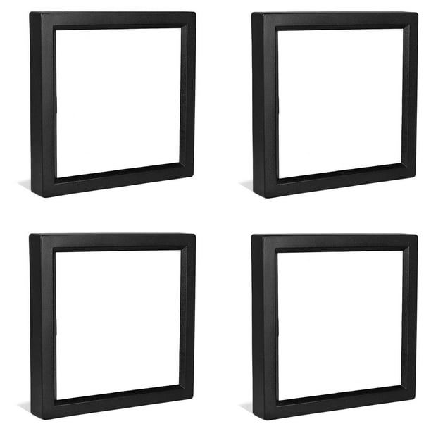 4 Pack Inch Square Led Flush Mount Ceiling Light Luxrite 3000k Soft White 600lm 10w Black Finish Dimmable Surface Wet Rated Energy Star Kitchen And Bathroom - Flush Ceiling Light Black Trim