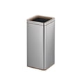 thumbnail image 1 of EKO Bote de basura Laguna 40L. Tapa abierta acabado Acero Inoxidable Mate. Cubo de basura para oficina, estilo anidado., 1 of 8