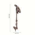 thumbnail image 4 of Escultura de amante Adorno Hombre levantando Mujer Figura de amante bailando Estatua de pareja bailando Arte abstracto, 4 of 7