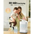 thumbnail image 4 of HAUTURE Bottle Sterilizer and Dryer, 6-in-1 Electric Steam Sterilizer for Baby Bottles & Accessories, 4 of 9