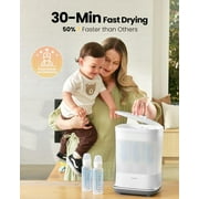 HAUTURE Bottle Sterilizer and Dryer, 6-in-1 Electric Steam Sterilizer for Baby Bottles & Accessories