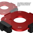 thumbnail image 3 of Corner Jig Template, Rounded Corners Router Bit Template Erosion Resistant R10 R15 R20 R25 R30 R35 R40 R50  for Woodworking, 3 of 7