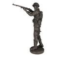 thumbnail image 6 of WW2 Marine Private Combat Soldier Taking Aim with Rifle During Patrol Figurine, 6 of 9