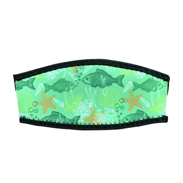 Cubierta de la máscara de neopreno cubierta de la máscara de la máscara cómoda natación reutilizable accesorios cómodos deportes acuáticos cubierta Estilo C