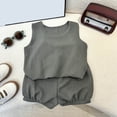 thumbnail image 3 of Kogui Little Boys Golf Outfits Toddler Baby Boy Clothes Summer Short Sleeve T-Shirt Tops Shorts Set 2Pcs Casual Outfit 2T 3T (Dark Gray,2-3 Years), 3 of 3