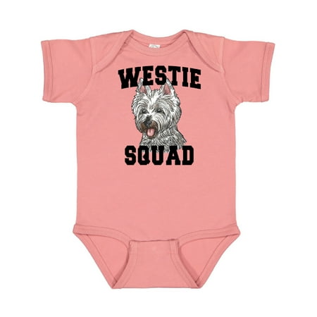 

Inktastic Dog Westie Squad Gift Baby Boy or Baby Girl Bodysuit