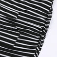 thumbnail image 3 of Black and Friday Deals Womens Clearance asdoklhq Maternity Clothes for Women,Women Maternity Striped Print Long Sleeve V-neck Hoodie Sweatshirts Top, 3 of 9