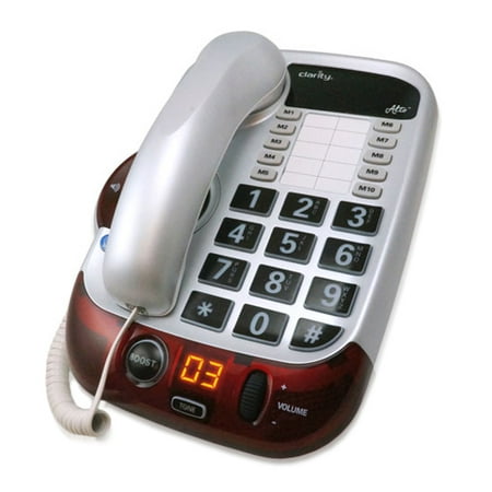 Refurbished Clarity ALTO Amplified Corded Phone for Seniors with Severe Hearing loss and Low