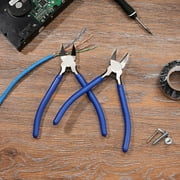Wire Cutters 2 Pack 6 Inch Wire Cutters Set Spring Loaded Wire Snips Diagonal Cutting Pliers Dikes Precision Wire Clippers Small Flush Cutter for Cutting Wires,Electronics,Cables,Jewelry