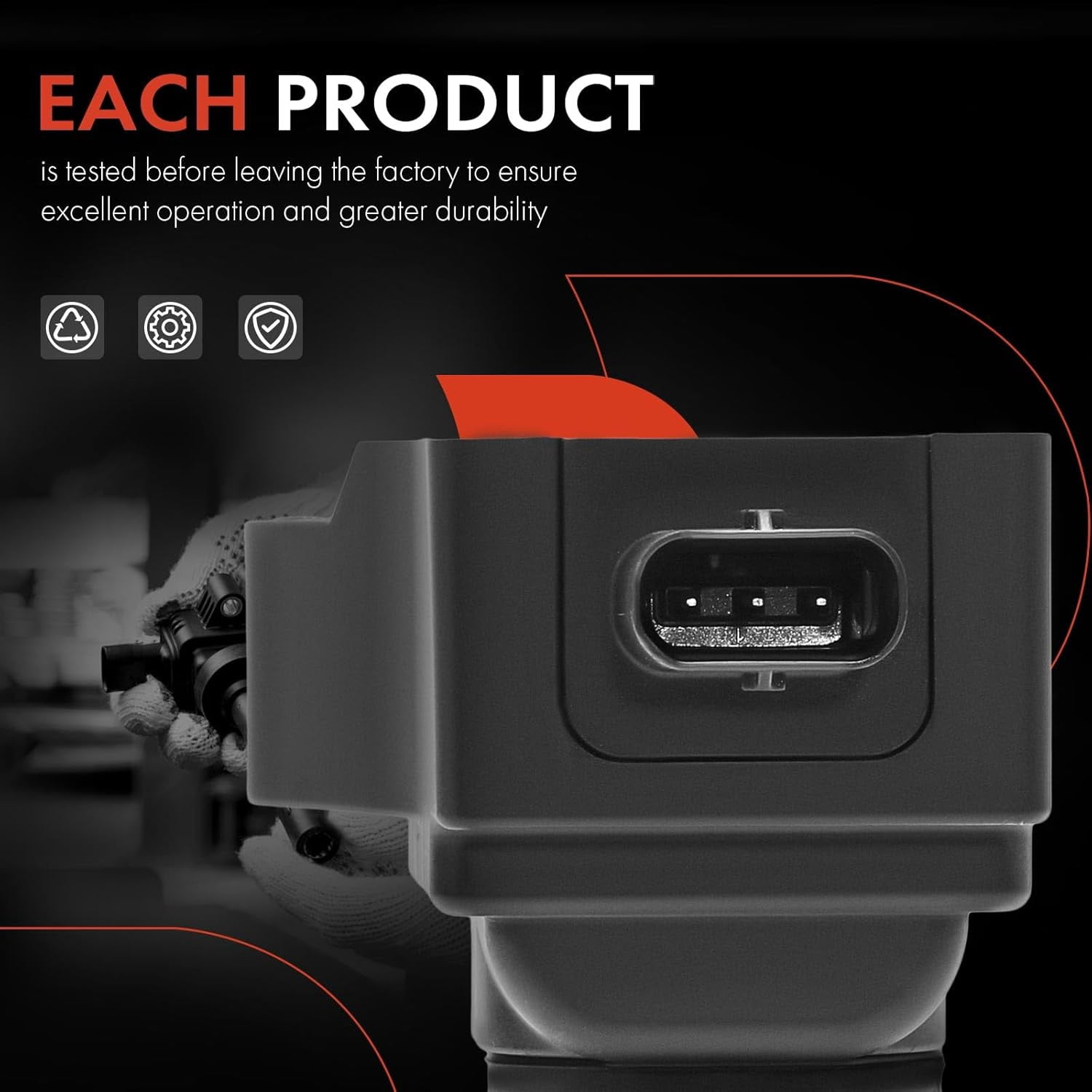 A-Premium Ignition coil Packs Compatible with Ford Explorer Escape 2020-2022, Edge 2019-2021, Ranger Transit Connect 2019-2022, Bronco Sport 2021-2022 & Lincoln Nautilus 2019-2021, Corsair 4-PC Set