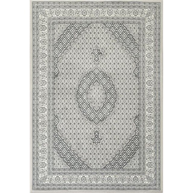 Dynamic Rugs AN46572049666 3 ft. 11 in. x 5 ft. 7 in. Ancient 57204 Rectangle Traditional Rug - 9666 Soft Grey & Cream