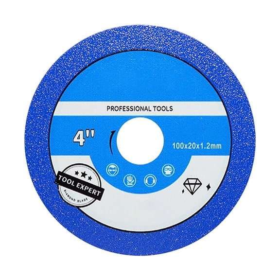 Yooshoverk Angle Grinder Cutting Disc - Multi-Material Diamond Blade for Tile Stone Plastic Metal, 4.5 Inch Indestructible Abrasive Wheel for Quick Clean Cuts