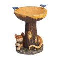 thumbnail image 1 of Bird Feeder Beautiful Sunflower Bird Bath Brown Pedestal AHED Bird Y1B, 1 of 8