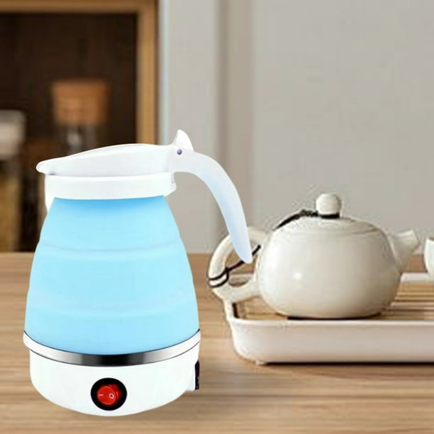 Hervidor de agua eléctrico Hervidor de agua portátil Silicona para acampar Senderismo Picnic