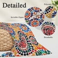 thumbnail image 6 of Colorful Boho Body Pillow Cover, Pillowcase Protectors with Zipper, Breathable Decorative Throw Pillow Case Cover, Watercolor Abstract Geometric Pillow Shams for Couch Sofa 24x36Inch, 6 of 8
