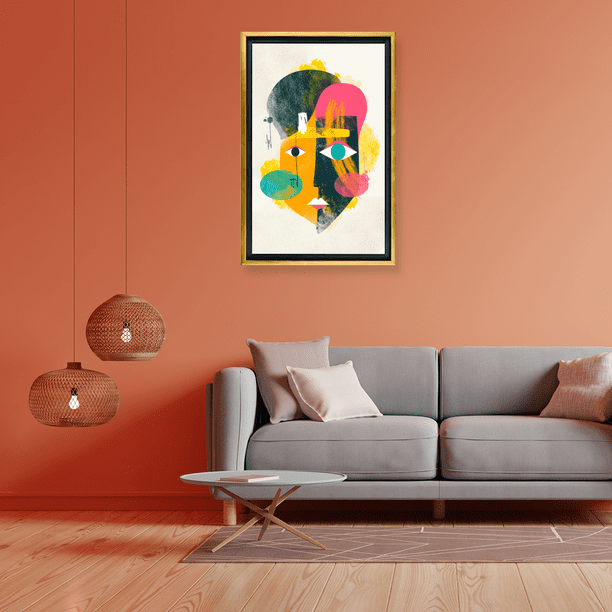 Cuadro Decorativo Maxigráfica Shop estilo Abstracto rostro colorido altar HD Canvas Abstracto Elegante