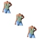 thumbnail image 5 of Chaleco sexy camisola estética espalda descubierta Qarigey Crop Top verano playa vacaciones Club Verde M, 5 of 6