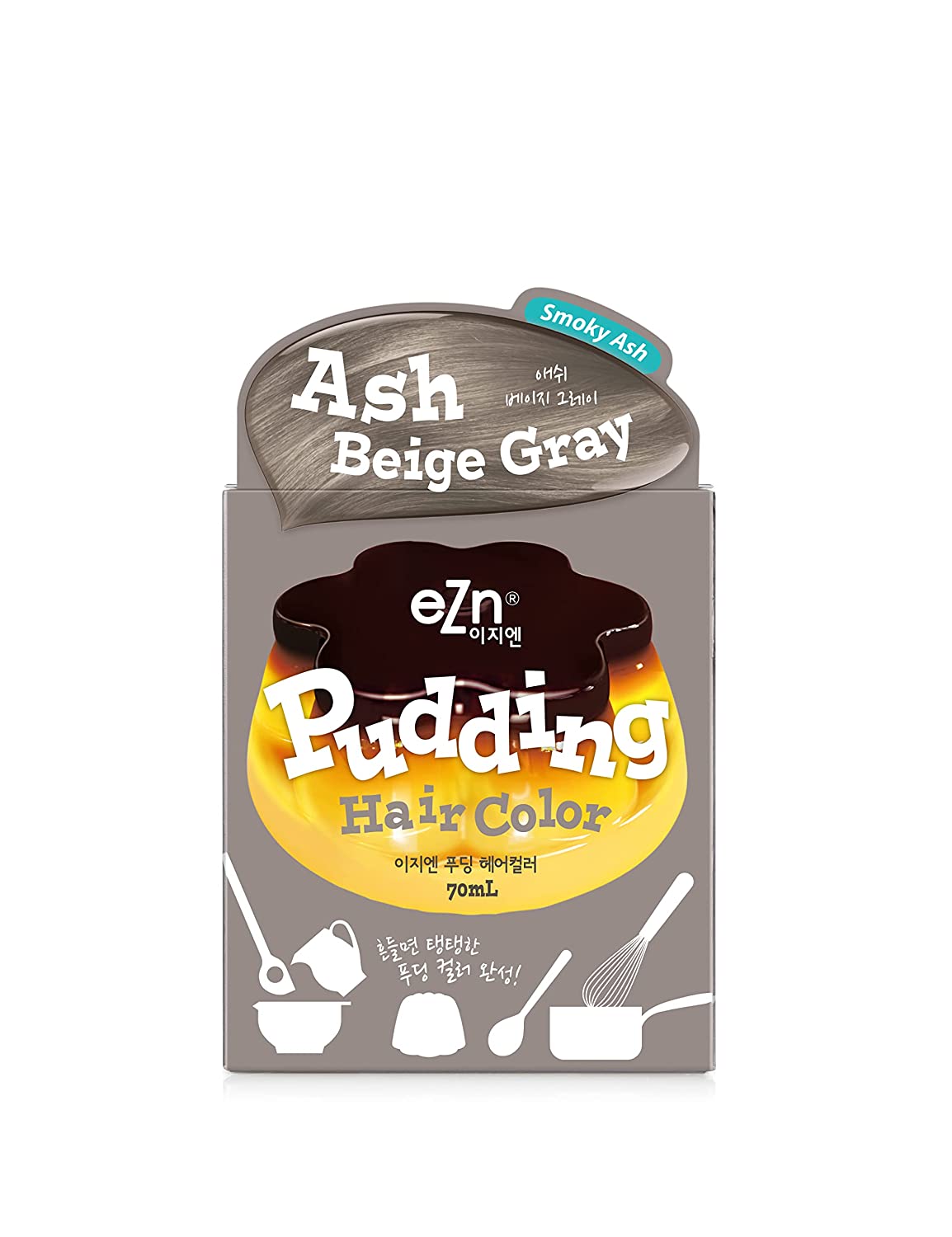 eZn Pudding Taeyeon Hair Dye Ammonia Free Permanent Hair Color Ash