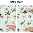 thumbnail image 3 of Floral Tablecloth Flower Round Tablecloth 60 Inch Washable Table Covers Spring Flowers Table Cloth Home Parties Holiday Dinner Party Dining Room Kitchen Decor, 3 of 6