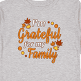thumbnail image 4 of Inktastic I'm Grateful for My Family in Orange with Fall Leaves Boys or Girls Long Sleeve Toddler T-Shirt, 4 of 5