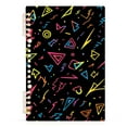 thumbnail image 7 of FORMRS 1-Subject Spiral Notebook 8" x 5" College Ruled 60 Refillable Sheet, Black Neon Lightning, 7 of 7