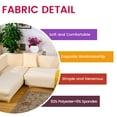 thumbnail image 4 of Sofa Cover Stretch Couch Cover Sofa Slipcovers for 4 Cushion Couch with 1 Free Pillow Case (4 Seater Sofa 220-300cm), 4 of 8