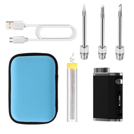 

Younar Solder Iron Cordless Soldering Welding Iron Kit With Ceramic Heater Adjustable Temperature Welding Equipment Soldering Stations Solder Iron For Metal Jewelry Electric DIY competent