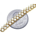 thumbnail image 5 of Two-Row 24.30 CT Diamond Tennis Chain Necklace Gold   6MM  20"-White-gold, 5 of 6