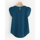 thumbnail image 2 of Blusa informal con cuello redondo y parte superior plisada básica para mujer BANYUO  Electrónica, 2 of 5