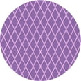 thumbnail image 1 of Ahgly Company Machine Washable Indoor Round Transitional Dark Orchid Purple Area Rugs, 4' Round, 1 of 7
