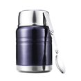 thumbnail image 1 of ziyahi 500ML Stainless Steel Bento Box Food Container Portable with Tableware Braised Beaker Blue, 1 of 1