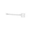 Genuine OE Infiniti Washer Nozzle - 28972-5DA0A