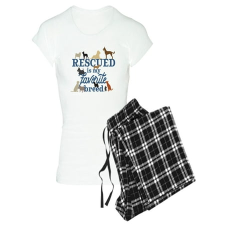 

CafePress - Rescued Is My Favorite Bree - Women s Light Pajamas