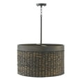 thumbnail image 2 of Capital Lighting 343942 Tallulah 4 Light 24" Wide Drum Chandelier - Charcoal Wash, 2 of 7