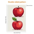 thumbnail image 2 of Fall Pretty Porch Flag, Versatile Vintage Illustration Fruits Apple House Flag 28x40 Inch, Autumn Themed Durable Garden Decoration Decoration for Balcony House Home Outdoor Patio, 2 of 6
