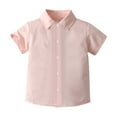 thumbnail image 4 of Boys Button Down Shirts Pink Dress Shirt for Boys Graduation Shirts Uniform Shirts for Boys Boys Girls Fashion, 4 of 5