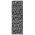 thumbnail image 2 of Safavieh Micro-Loop Hamilton Geometric Runner Rug, Dark Blue/Ivory, 2'3" x 7', 2 of 10