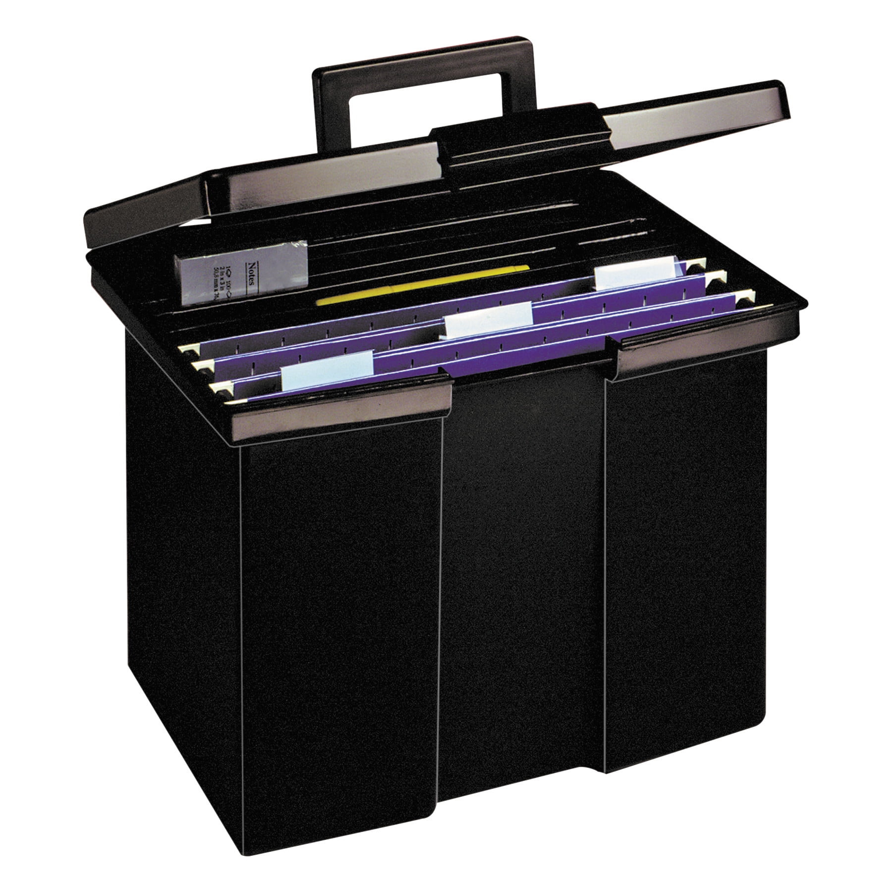 pendaflex economy file box black 1 each quantity walmart com letter size file box