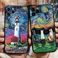 thumbnail image 2 of Funda con relieve 3D para iPhone SE 2020 XR X 7 8 6 Plus 6s, funda de silicona suave con pintura al óleo para iPhone 13 11 12 14 Pro XS Max, Capa de TPU Tan Jianjun unisex, 2 of 2