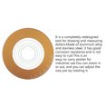 thumbnail image 7 of Stainless Steel Circle Ruler with Scale 5'' Drawing Circle Stencil Ruler Round Geometry Ruler Carpenter Drafting Tools, 7 of 7