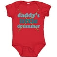 thumbnail image 3 of Inktastic Daddy's Little Drummer Boys or Girls Baby Bodysuit, 3 of 5